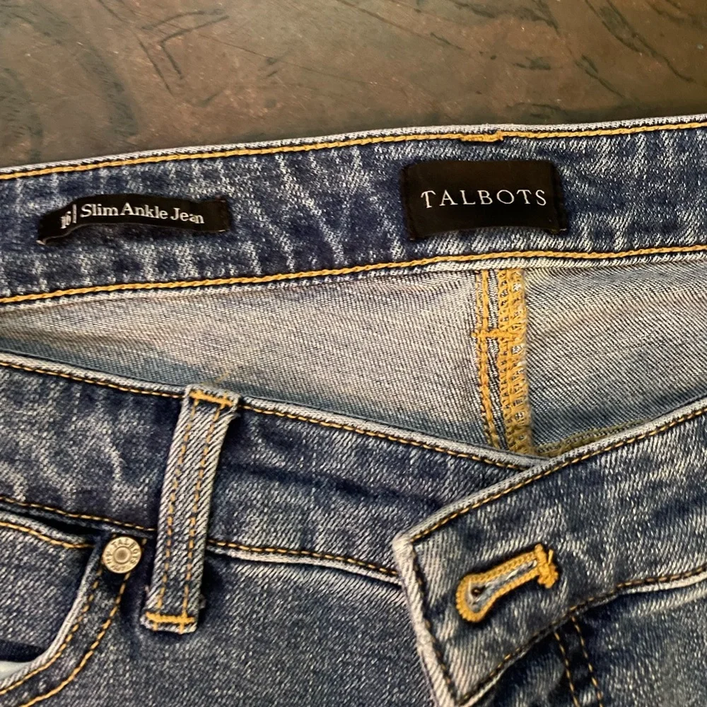Talbots Women's Blue Ankle Jeans
